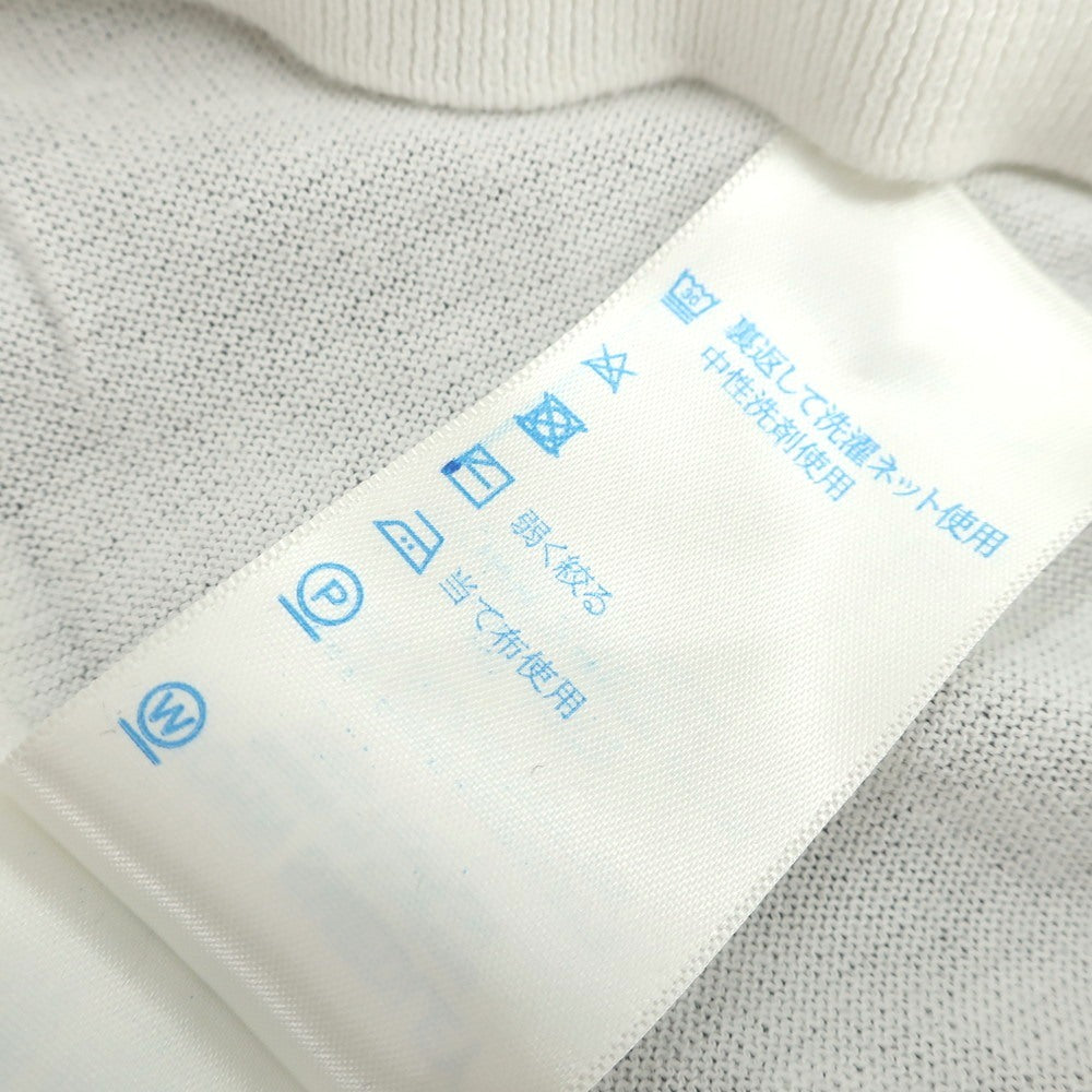 【中古】ジョンスメドレー JOHN SMEDLEY ハイゲージ コットン クルーネック プルオーバーニット ホワイト【 M 】【 状態ランクC 】【 メンズ 】