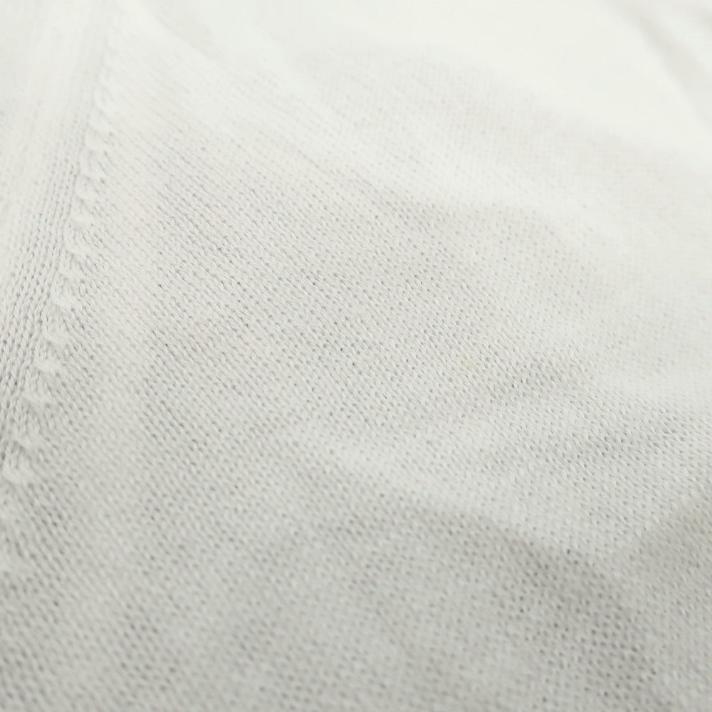 【中古】ジョンスメドレー JOHN SMEDLEY ハイゲージ コットン クルーネック プルオーバーニット ホワイト【 M 】【 状態ランクC 】【 メンズ 】