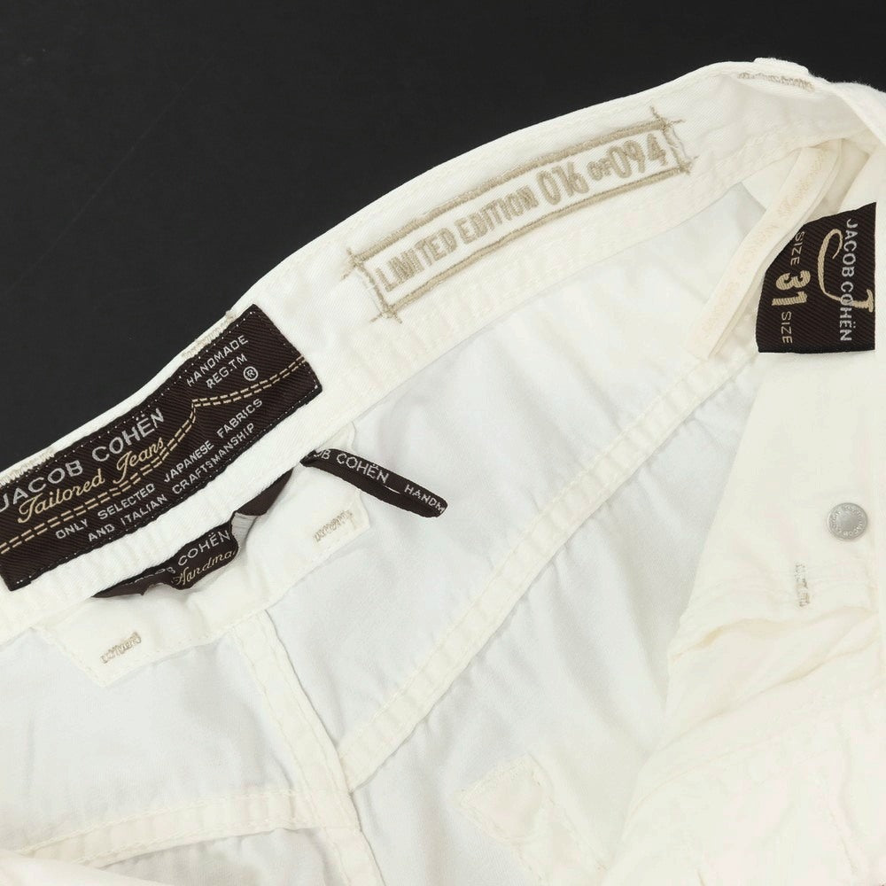 【中古】ヤコブコーエン JACOB COHEN J633 コットン ショートパンツ ホワイト【 31 】【 状態ランクB 】【 メンズ 】