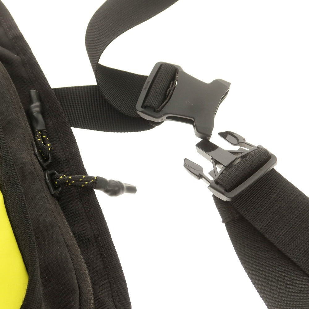 【中古】ザノースフェイス THE NORTH FACE ポリエステル ボディバッグ ブラックxイエロー【 状態ランクC 】【 メンズ 】