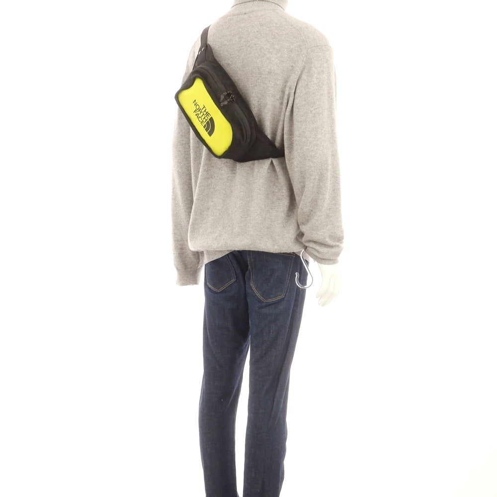 【中古】ザノースフェイス THE NORTH FACE ポリエステル ボディバッグ ブラックxイエロー【 状態ランクC 】【 メンズ 】