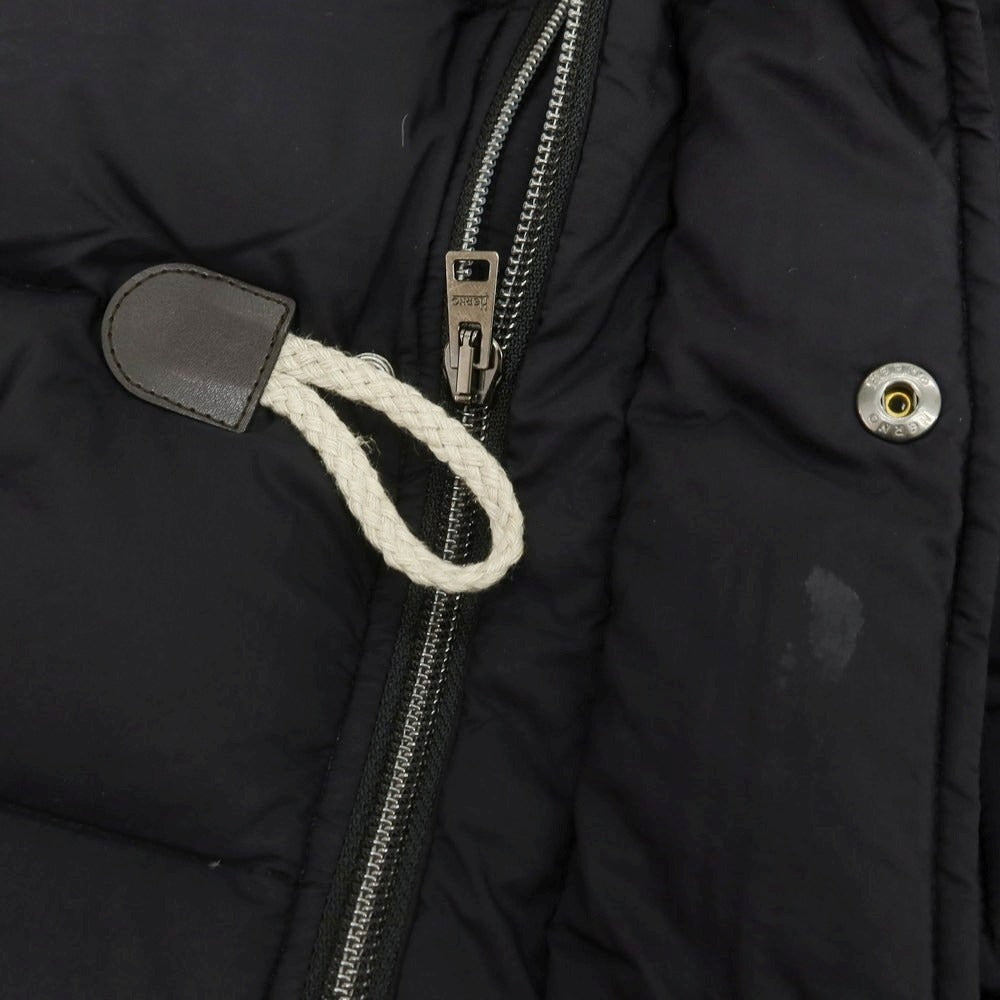 【中古】ヘルノ Herno ナイロン ダウンダッフルコート ブラック【 48 】【 状態ランクC 】【 メンズ 】