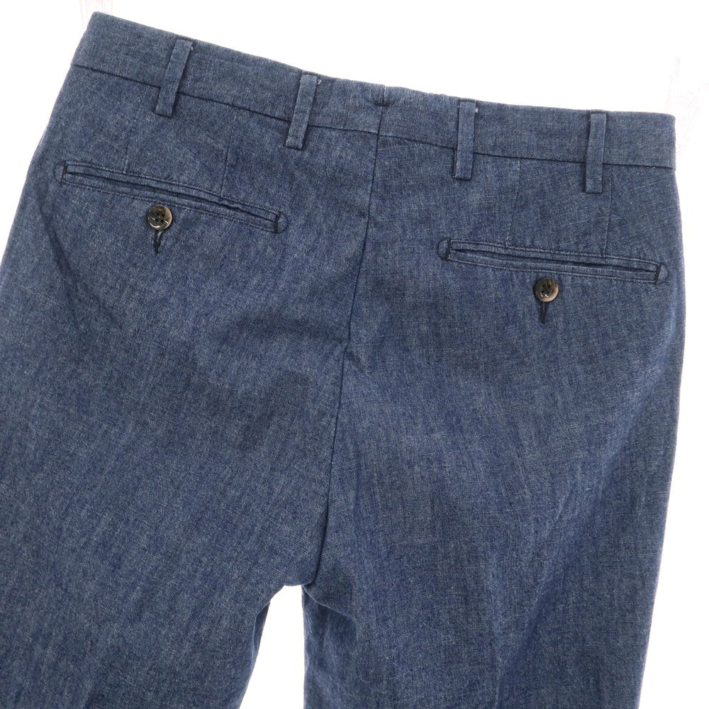 【中古】ジェルマーノ GERMANO コットン カジュアルスラックスパンツ ネイビーブルー【 44 】【 状態ランクB 】【 メンズ 】