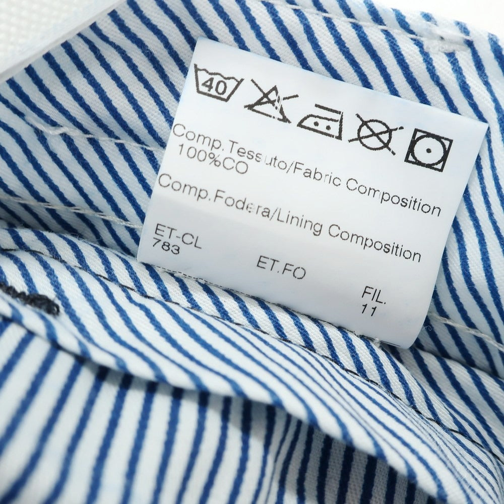 【中古】ジェルマーノ GERMANO コットン カジュアルスラックスパンツ ネイビーブルー【 44 】【 状態ランクB 】【 メンズ 】
