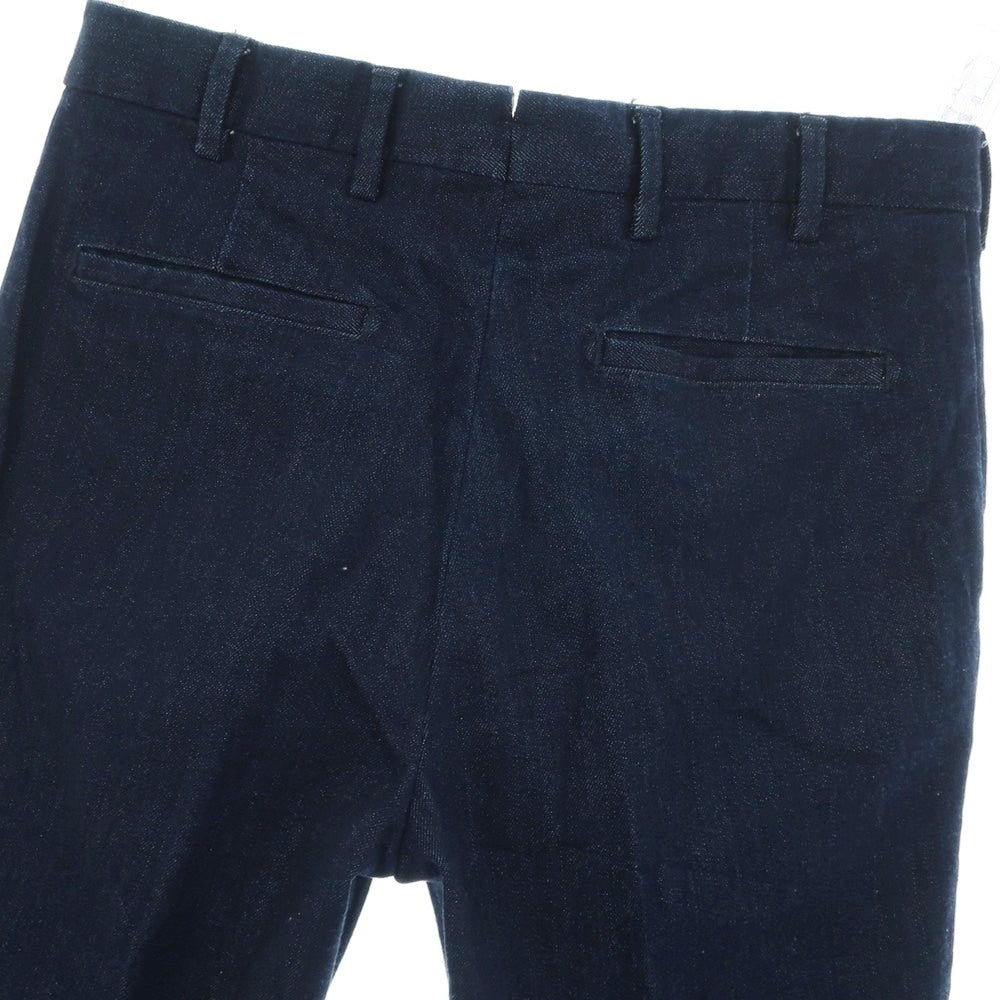 【中古】ジェルマーノ GERMANO WONDER ストレッチ コットン デニム カジュアルスラックスパンツ ネイビー【 44 】【 状態ランクB 】【 メンズ 】