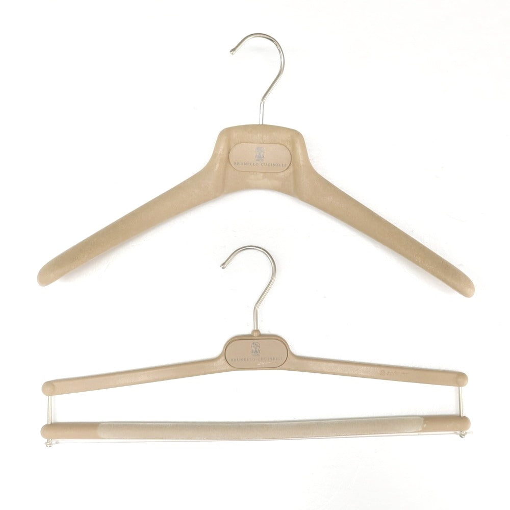 【中古】ブルネロクチネリ Brunello Cucinelli ウールカシミヤ チェック 3つボタンスーツ ネイビーブルー【 上46/下44 】【 状態ランクC 】【 メンズ 】