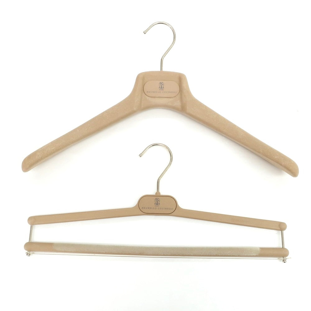 【中古】ブルネロクチネリ Brunello Cucinelli リネン ハウンドトゥース柄 ダブルスーツ グレージュxホワイト【 46 】【 状態ランクC 】【 メンズ 】