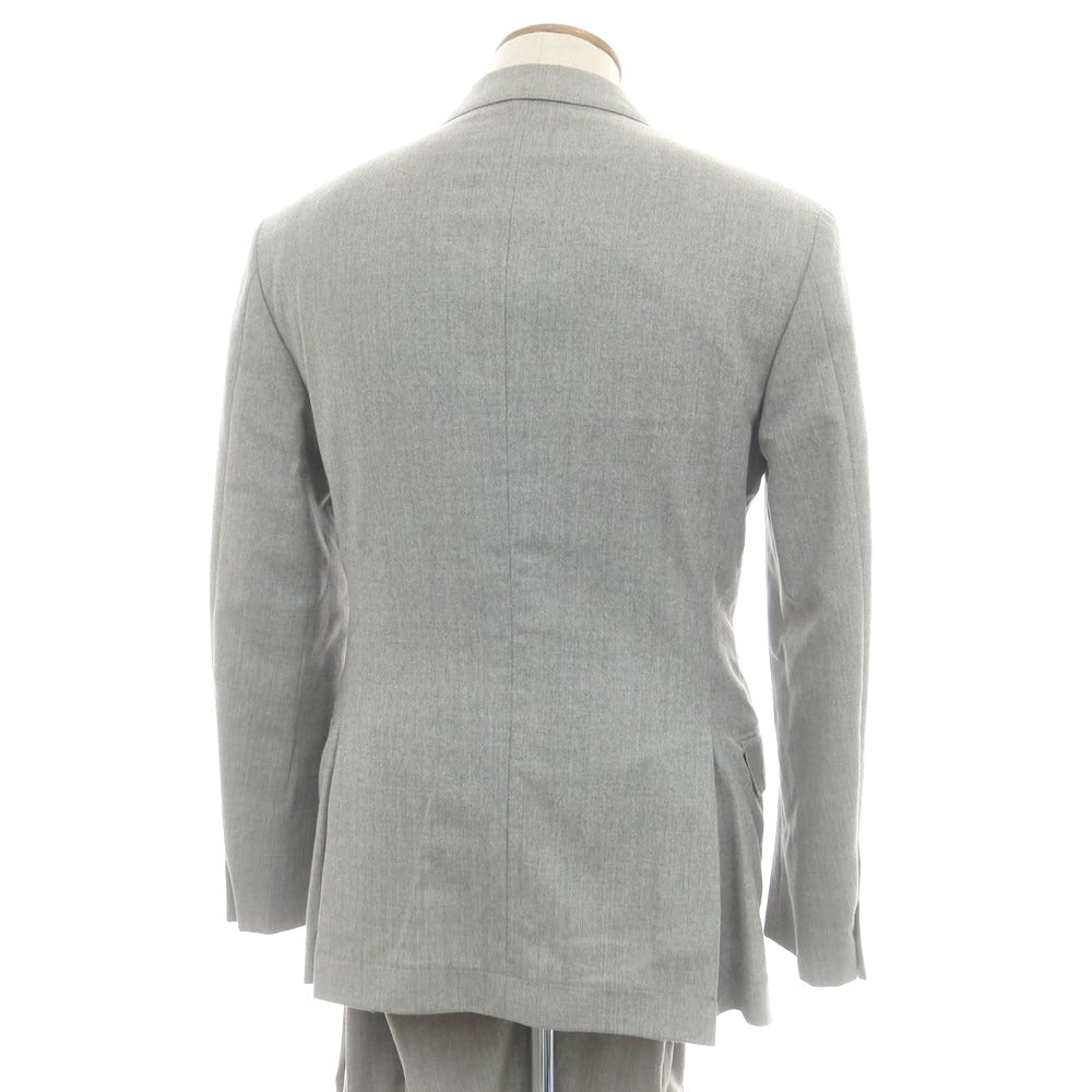 【中古】ブルネロクチネリ Brunello Cucinelli ウール 3つボタンスーツ ライトグレー【 46 】【 状態ランクD 】【 メンズ 】