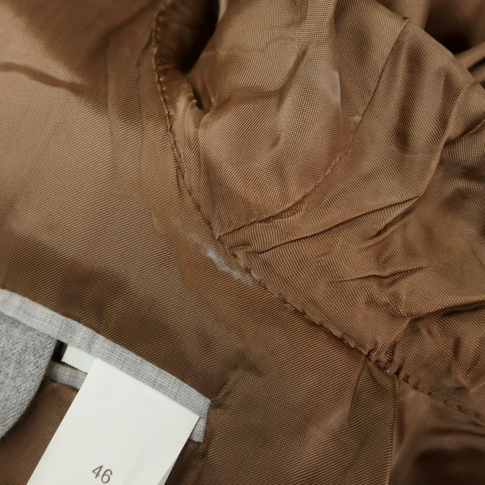 【中古】ブルネロクチネリ Brunello Cucinelli ウール 3つボタンスーツ ライトグレー【 46 】【 状態ランクD 】【 メンズ 】