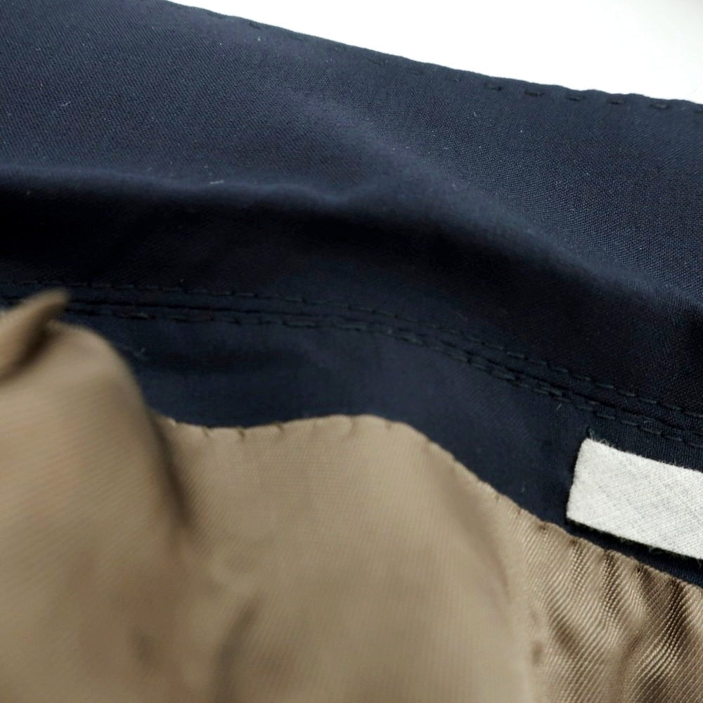【中古】ブルネロクチネリ Brunello Cucinelli ウールシルク 3つボタンスーツ ダークネイビー【 46 】【 状態ランクC 】【 メンズ 】