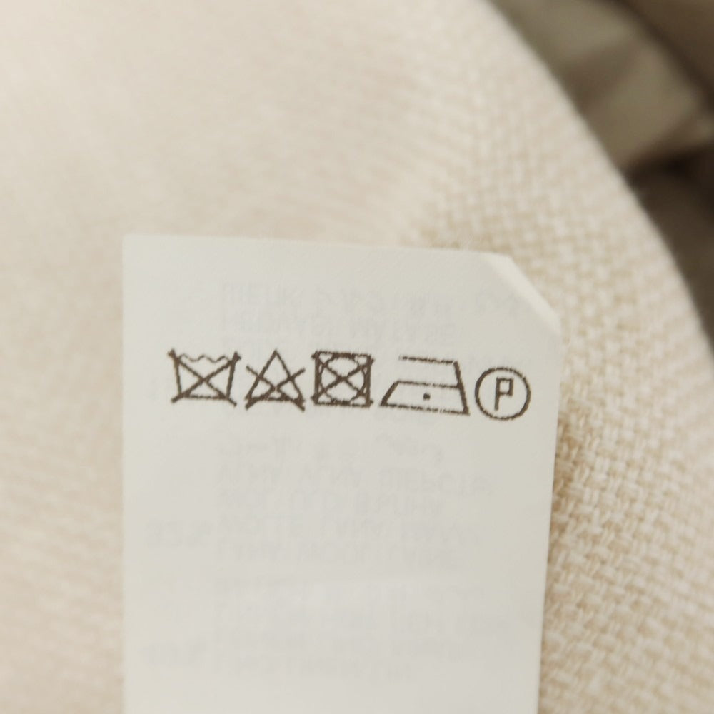 【中古】ブルネロクチネリ Brunello Cucinelli リネンウールシルク テーラードジャケット ライトベージュ【 表記なし(M位) 】【 状態ランクC 】【 メンズ 】
