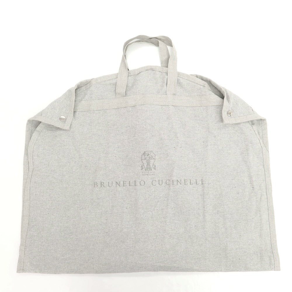 【中古】ブルネロクチネリ Brunello Cucinelli ウール ハウンドトゥース柄 テーラードジャケット オフホワイトxブラック【 46 】【 状態ランクD 】【 メンズ 】