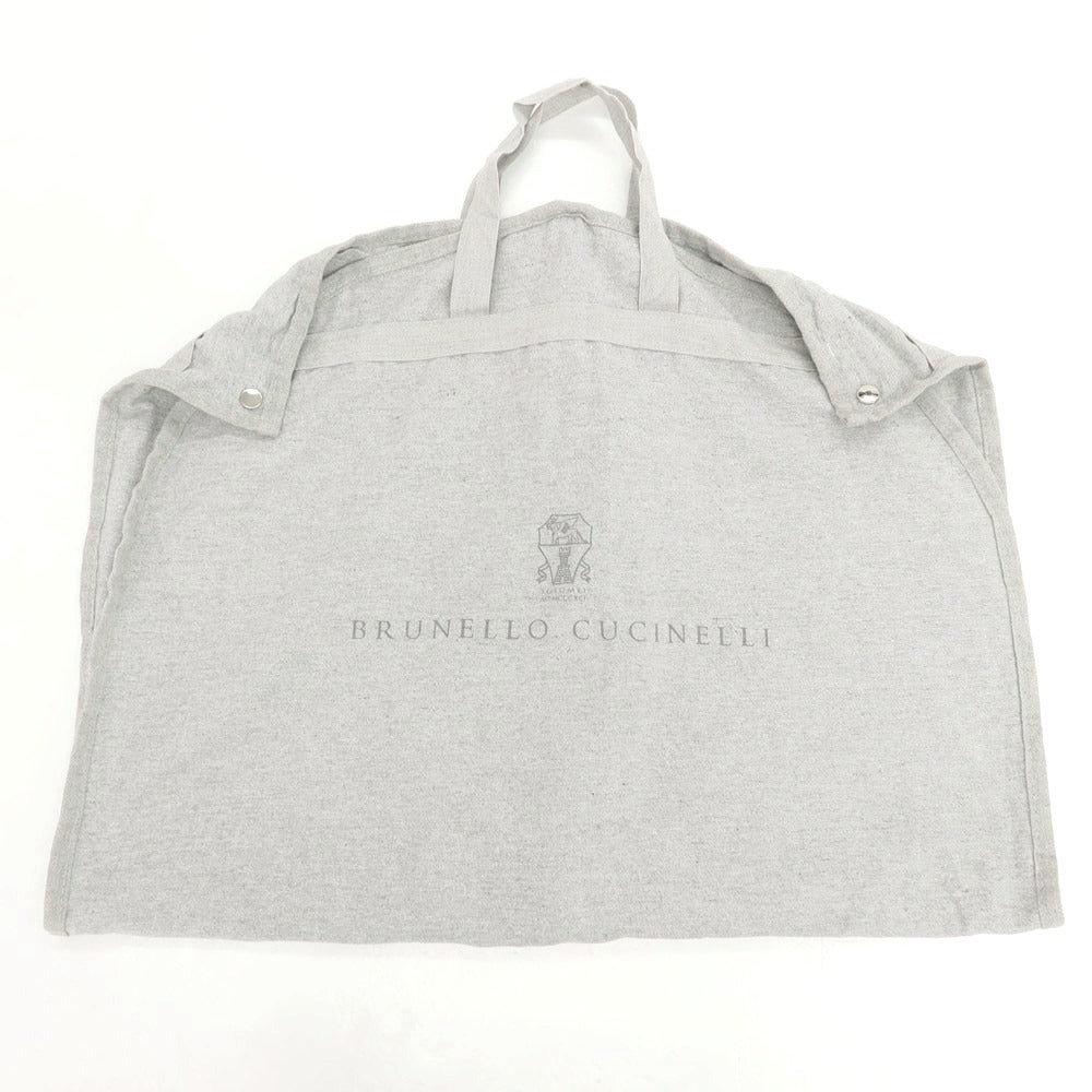 【中古】ブルネロクチネリ Brunello Cucinelli ウール チェック テーラードジャケット ホワイト×ブラック×ブラウン【 46 】【 状態ランクB 】【 メンズ 】