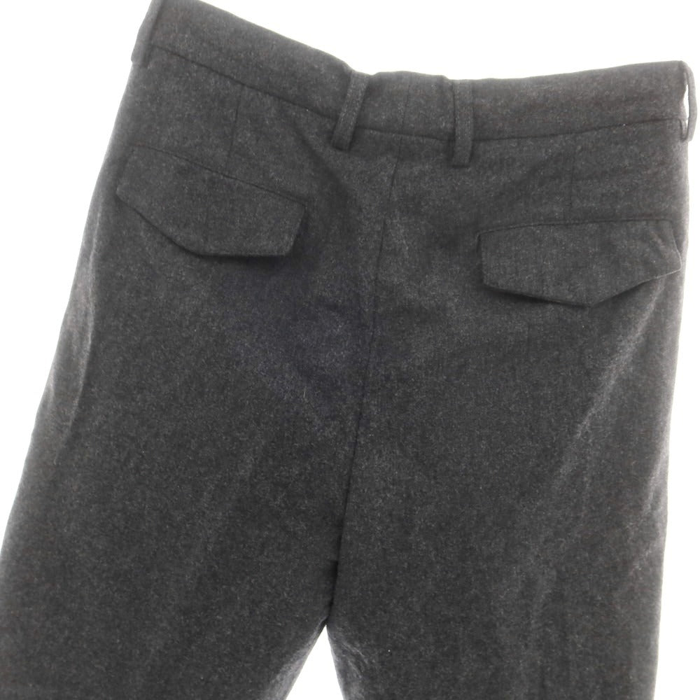 【中古】ブルネロクチネリ Brunello Cucinelli ウール イージースラックスパンツ チャコールグレー【 46 】【 状態ランクD 】【 メンズ 】
