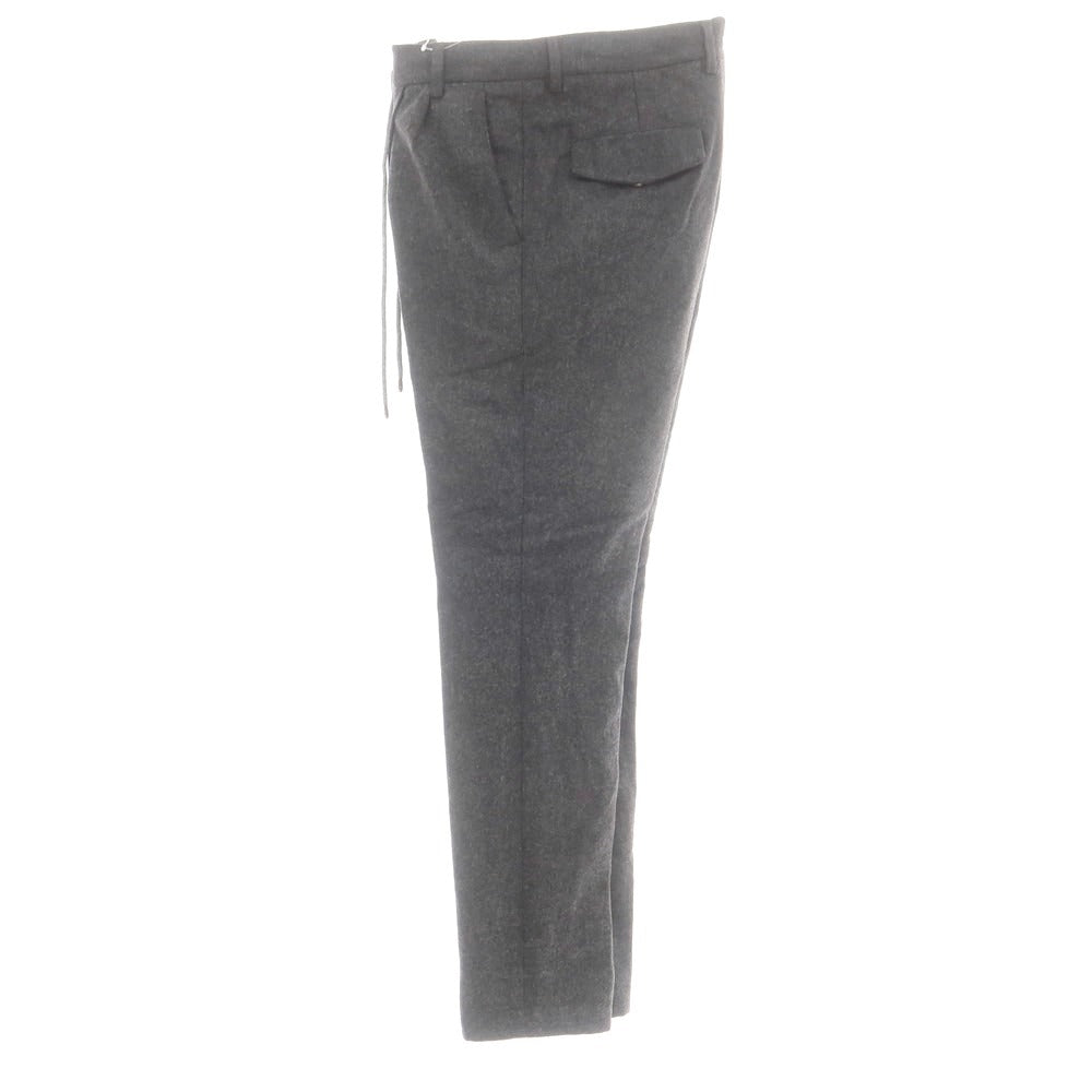 【中古】ブルネロクチネリ Brunello Cucinelli ウール イージースラックスパンツ チャコールグレー【 46 】【 状態ランクD 】【 メンズ 】