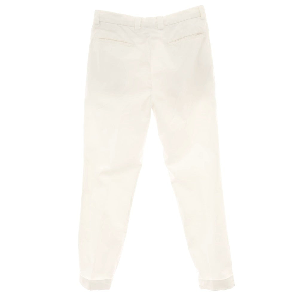 【中古】ブルネロクチネリ Brunello Cucinelli コットン カジュアルスラックスパンツ ホワイト【 46 】【 状態ランクC 】【 メンズ 】