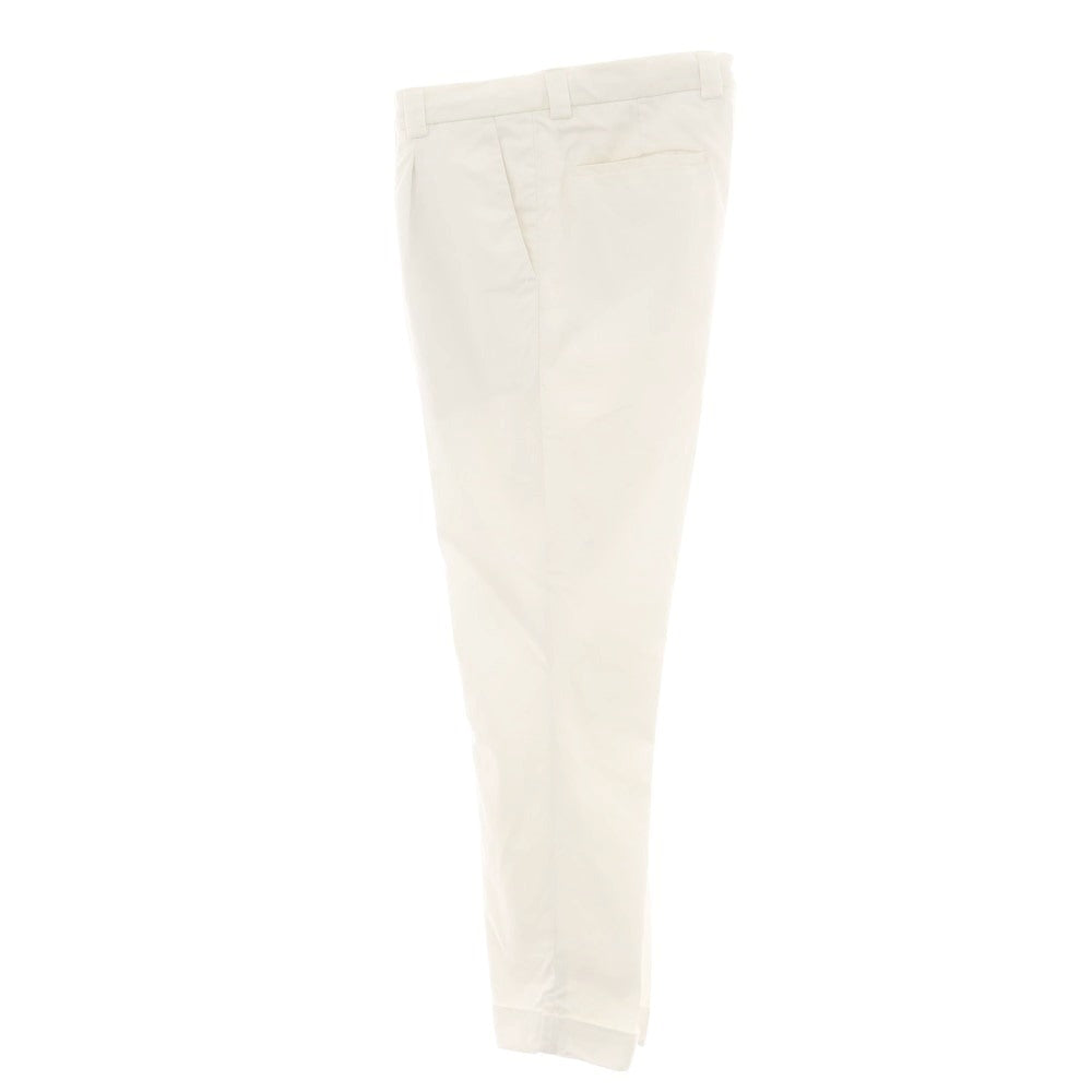 【中古】ブルネロクチネリ Brunello Cucinelli コットン カジュアルスラックスパンツ ホワイト【 46 】【 状態ランクC 】【 メンズ 】
