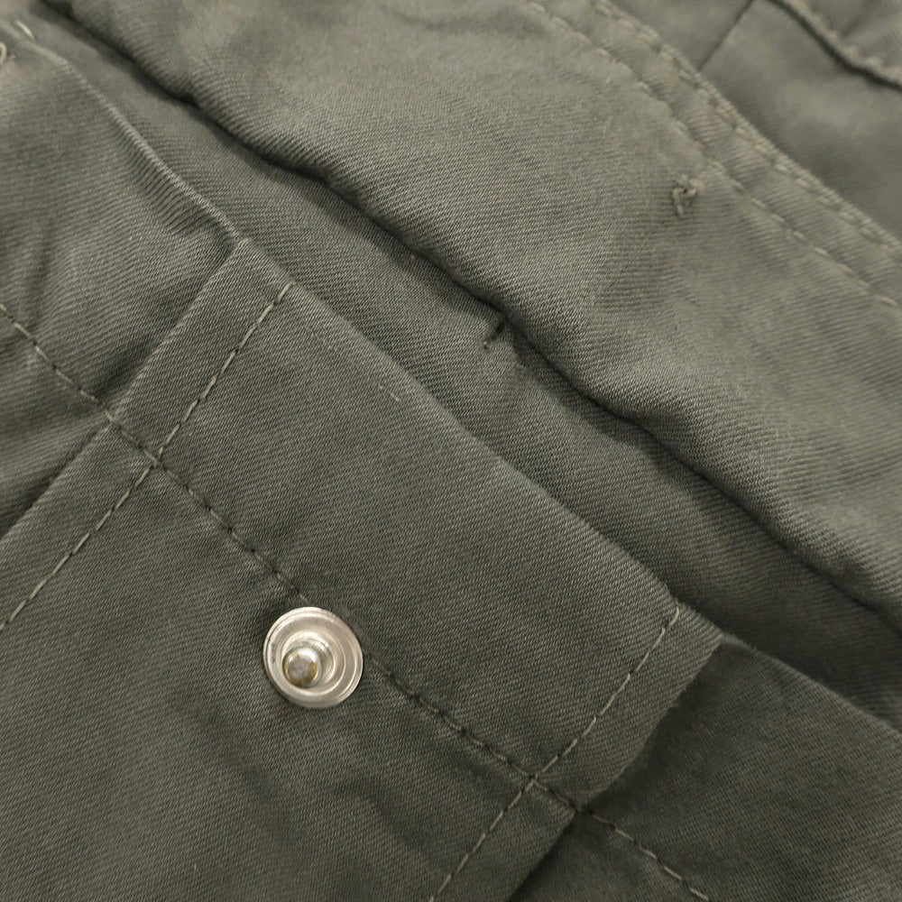 【中古】ブルネロクチネリ Brunello Cucinelli ウールコットン イージーパンツ スモーキーオリーブ系【 44 】【 状態ランクD 】【 メンズ 】