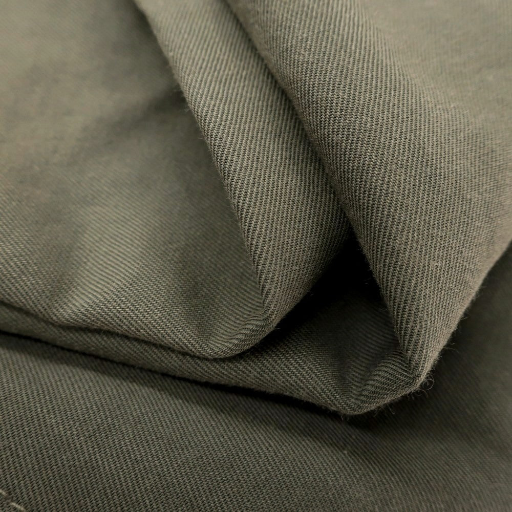 【中古】ブルネロクチネリ Brunello Cucinelli ウールコットン イージーパンツ スモーキーオリーブ系【 44 】【 状態ランクD 】【 メンズ 】