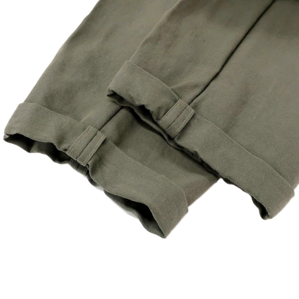【中古】ブルネロクチネリ Brunello Cucinelli ウールコットン イージーパンツ スモーキーオリーブ系【 44 】【 状態ランクD 】【 メンズ 】
