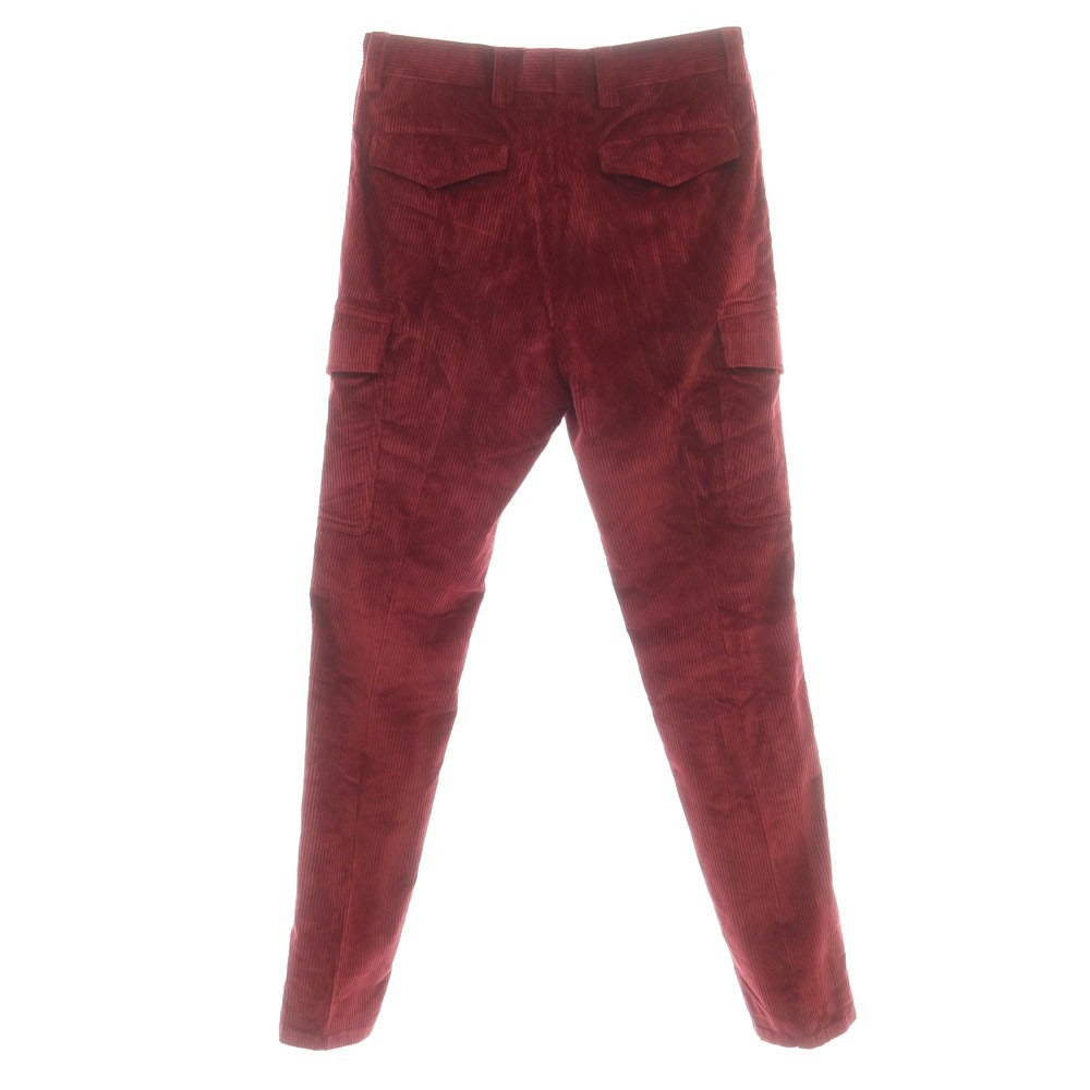 【中古】ブルネロクチネリ Brunello Cucinelli コーデュロイ カーゴパンツ ダークレッド【 44 】【 状態ランクB 】【 メンズ 】
