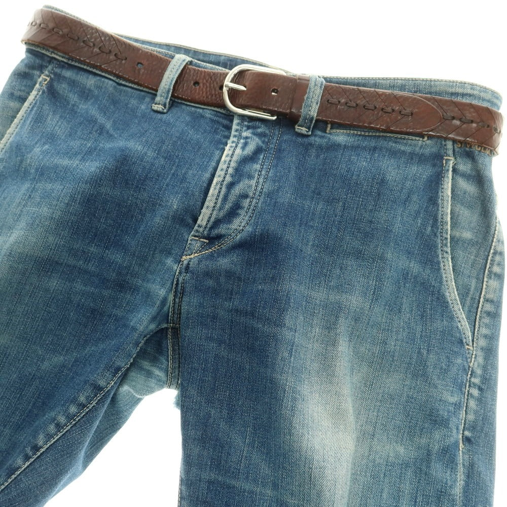 【中古】ブルネロクチネリ Brunello Cucinelli レザー ベルト ダークブラウン【 90 】【 状態ランクC 】【 メンズ 】