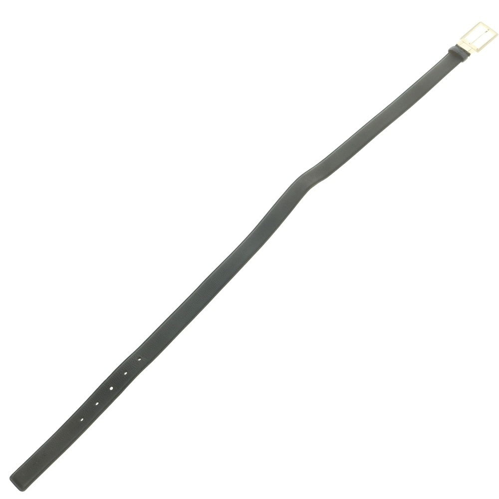 【中古】ディオールオム Dior Homme リバーシブル レザー ベルト ダークネイビーxブラック【 状態ランクC 】【 メンズ 】