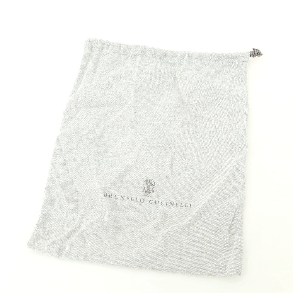 【中古】ブルネロクチネリ Brunello Cucinelli イントレチャートレザー コインローファー ブラウン【 42 1/2 】【 状態ランクD 】【 メンズ 】