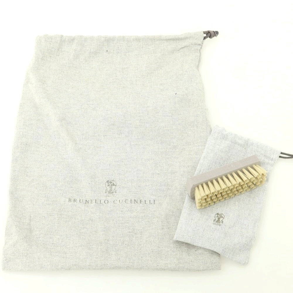 【中古】ブルネロクチネリ Brunello Cucinelli ダブルモンク ドレスシューズ ブラウン【 42 】【 状態ランクA 】【 メンズ 】