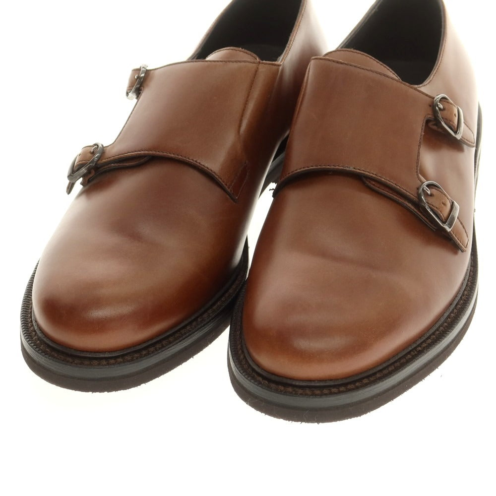【中古】ブルネロクチネリ Brunello Cucinelli ダブルモンク ドレスシューズ ブラウン【 42 】【 状態ランクA 】【 メンズ 】