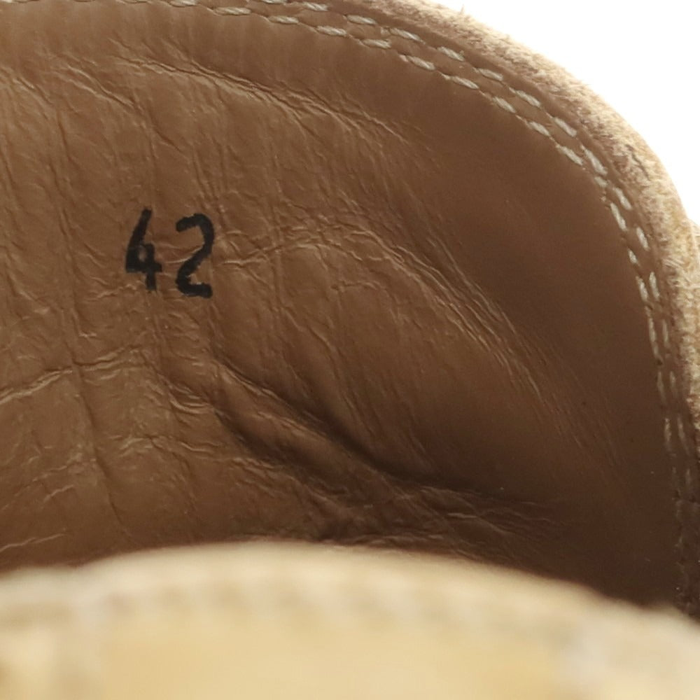【中古】ブルネロクチネリ Brunello Cucinelli ウイングチップ ドレスシューズ ベージュ【 42 】【 状態ランクB 】【 メンズ 】