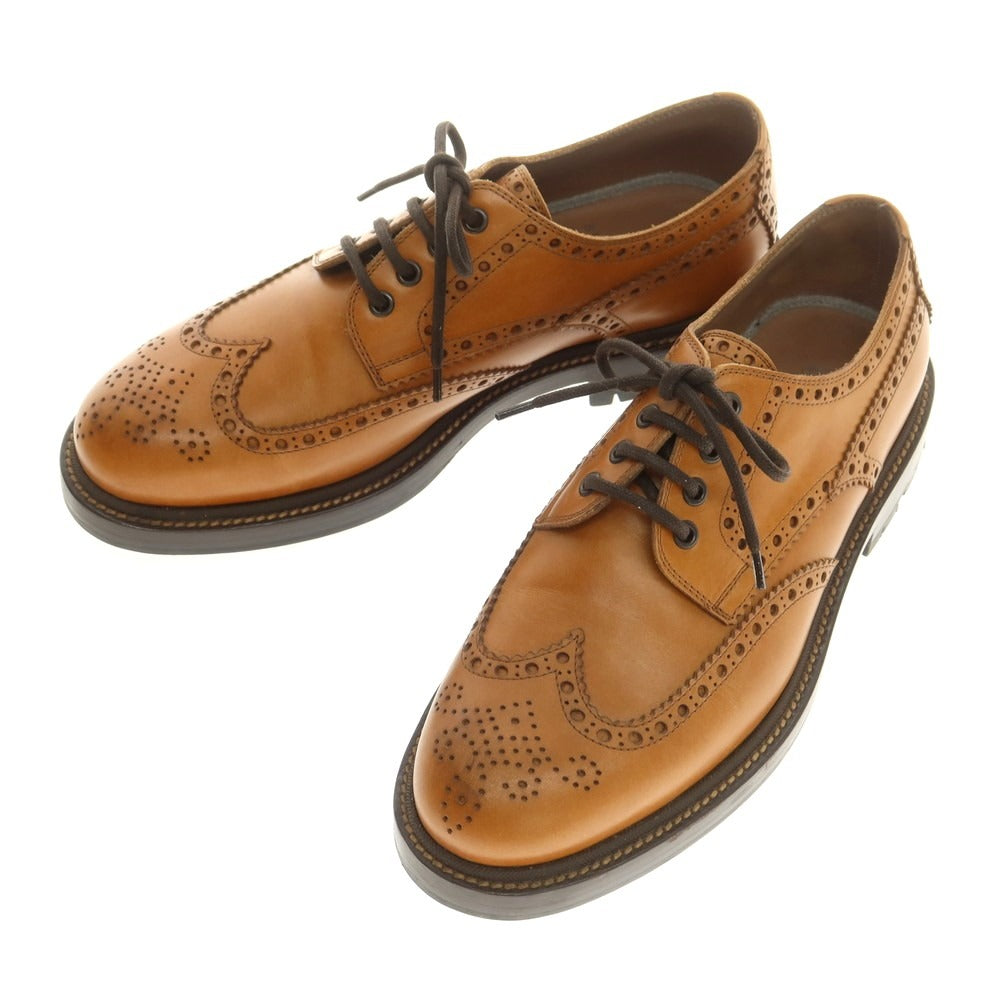【中古】ブルネロクチネリ Brunello Cucinelli ウイングチップ ドレスシューズ ブラウン【 42 1/2 】【 状態ランクA 】【 メンズ 】