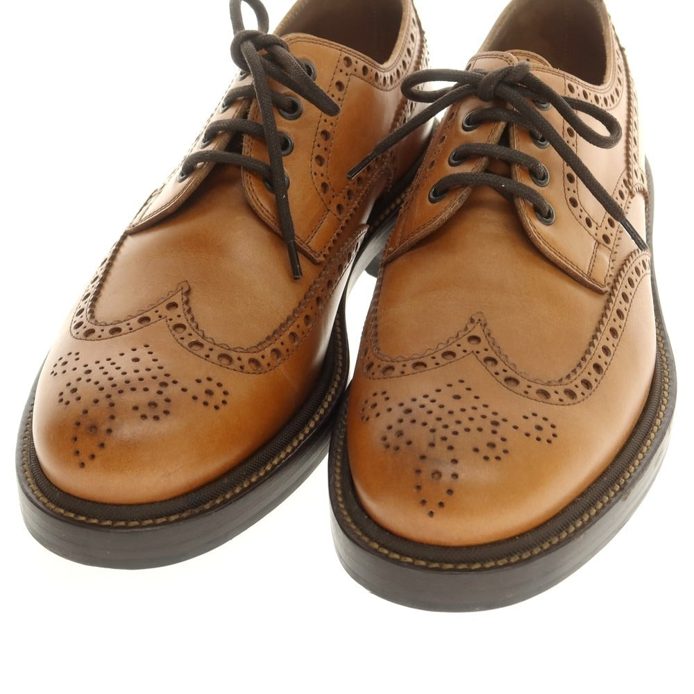 【中古】ブルネロクチネリ Brunello Cucinelli ウイングチップ ドレスシューズ ブラウン【 42 1/2 】【 状態ランクA 】【 メンズ 】