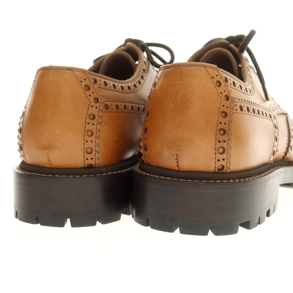 【中古】ブルネロクチネリ Brunello Cucinelli ウイングチップ ドレスシューズ ブラウン【 42 1/2 】【 状態ランクA 】【 メンズ 】