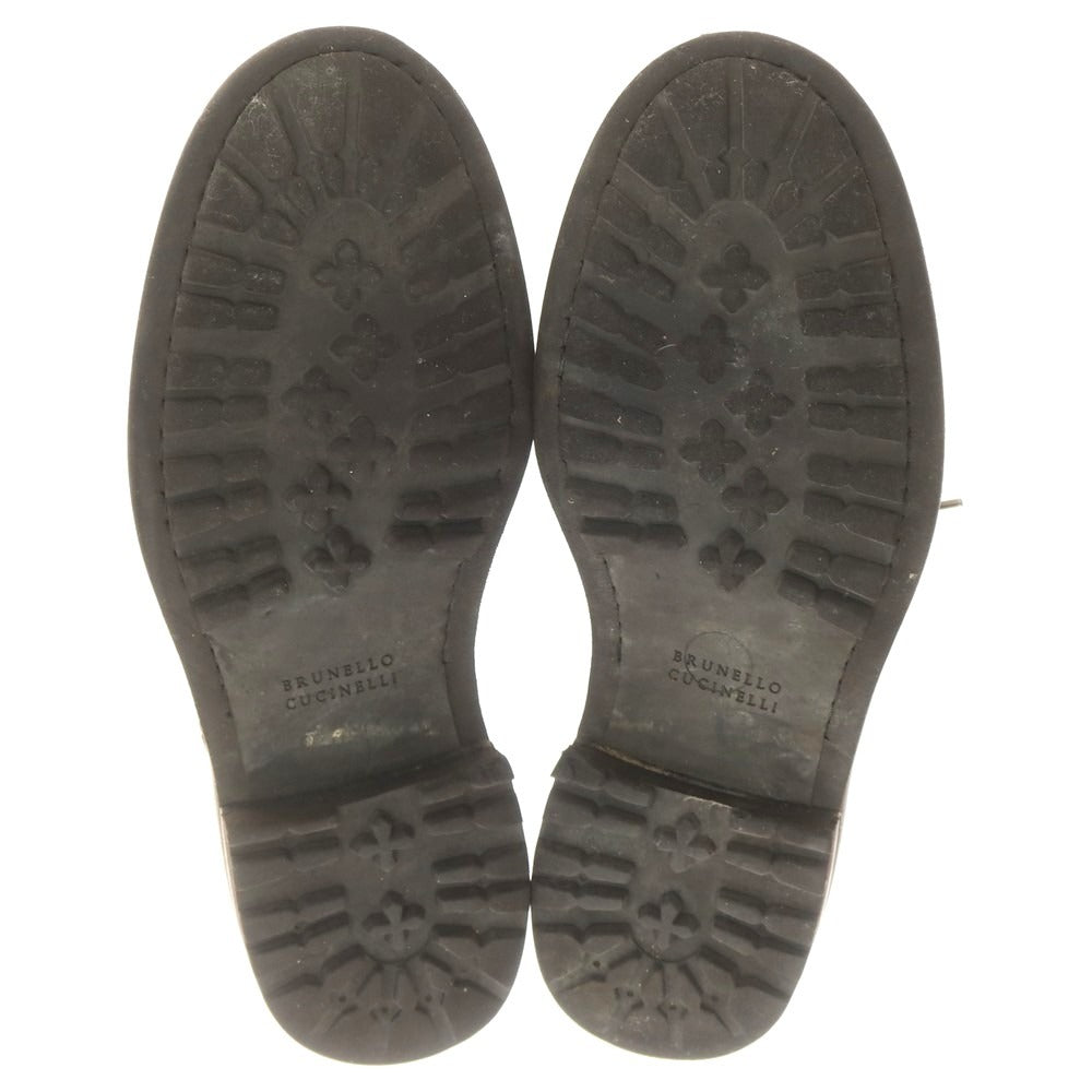 【中古】ブルネロクチネリ Brunello Cucinelli ウイングチップ ドレスシューズ ライトブラウン【 42 】【 状態ランクC 】【 メンズ 】