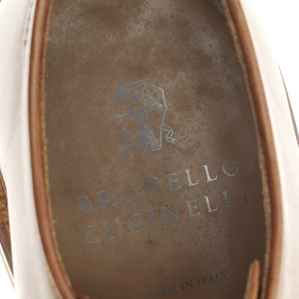 【中古】ブルネロクチネリ Brunello Cucinelli プレーントゥ ドレスシューズ ブラウン【 42 】【 状態ランクB 】【 メンズ 】
