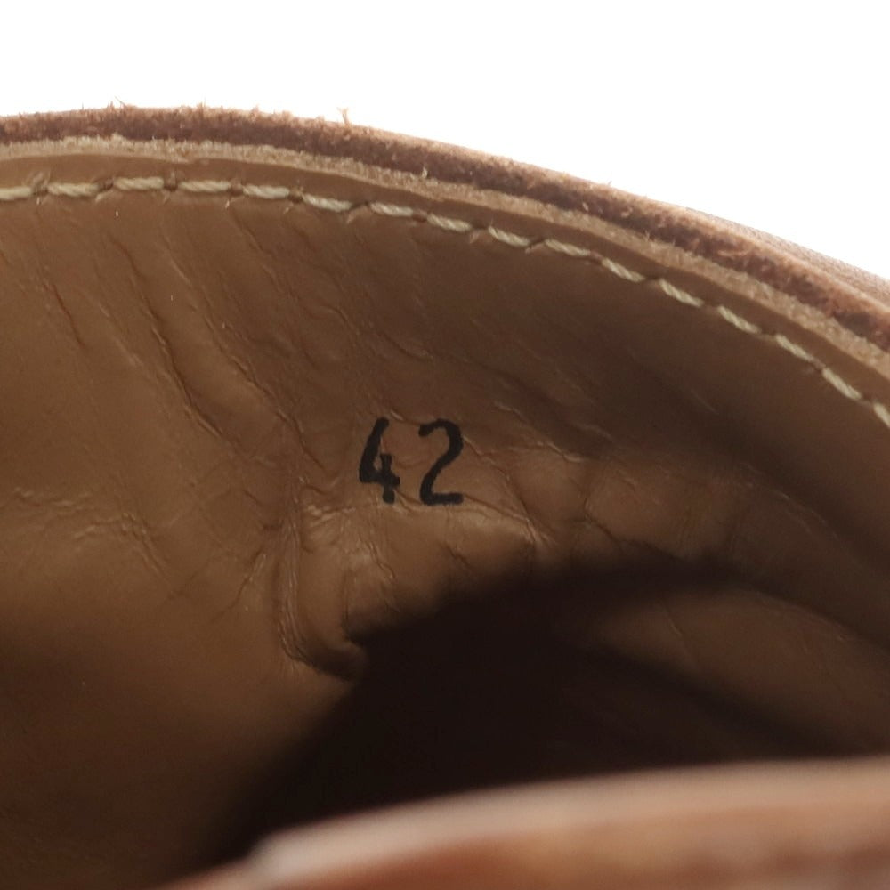 【中古】ブルネロクチネリ Brunello Cucinelli プレーントゥ ドレスシューズ ブラウン【 42 】【 状態ランクB 】【 メンズ 】