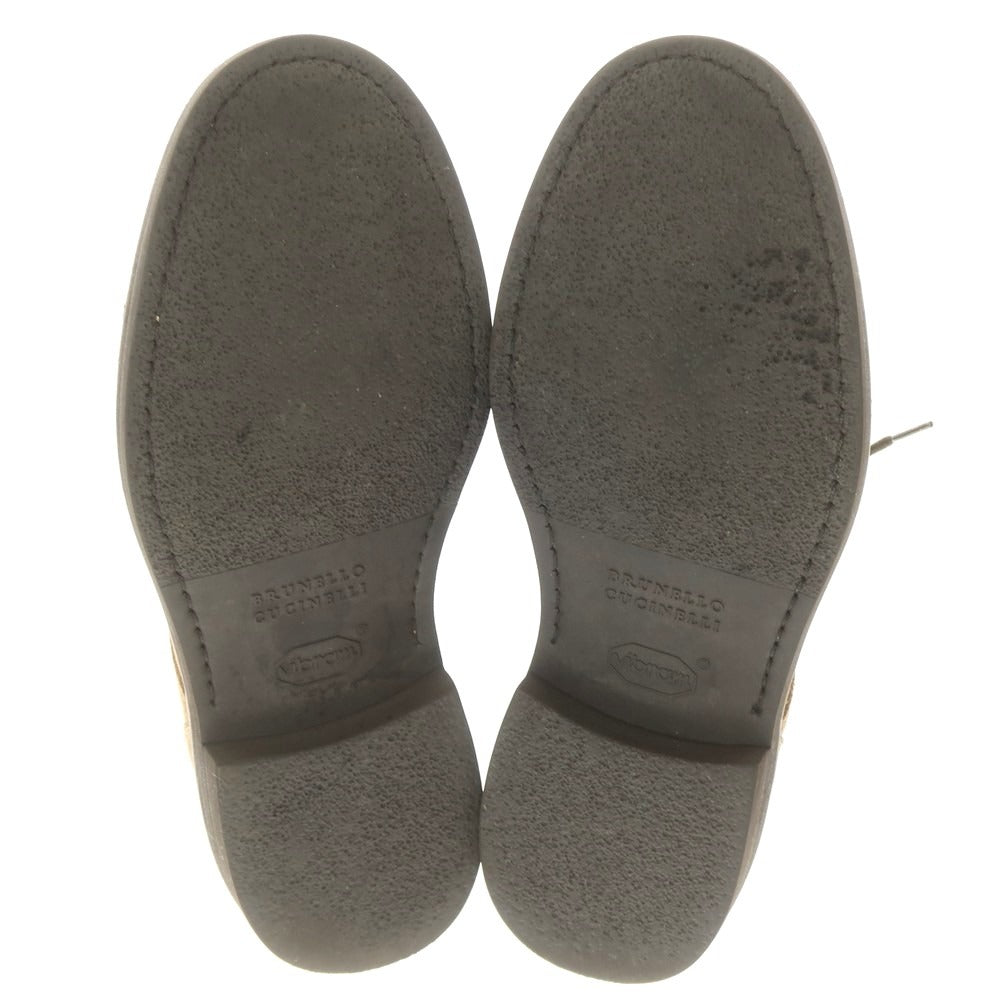 【中古】ブルネロクチネリ Brunello Cucinelli スエード プレーントゥ ドレスシューズ ブラウン【 42 】【 状態ランクB 】【 メンズ 】