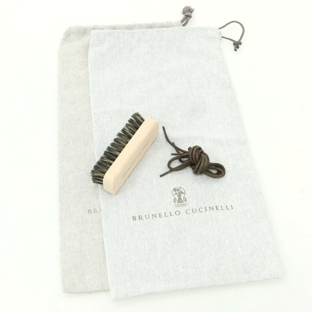 【中古】ブルネロクチネリ Brunello Cucinelli スエード プレーントゥ ドレスシューズ ブラウン【 42 】【 状態ランクB 】【 メンズ 】