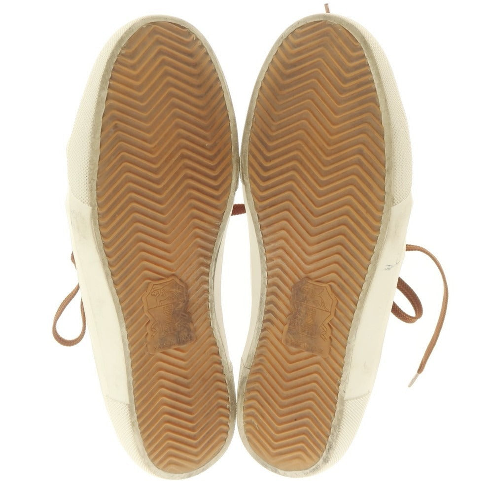 【中古】ブルネロクチネリ Brunello Cucinelli レザー スニーカー ブラウン【 42 】【 状態ランクD 】【 メンズ 】
