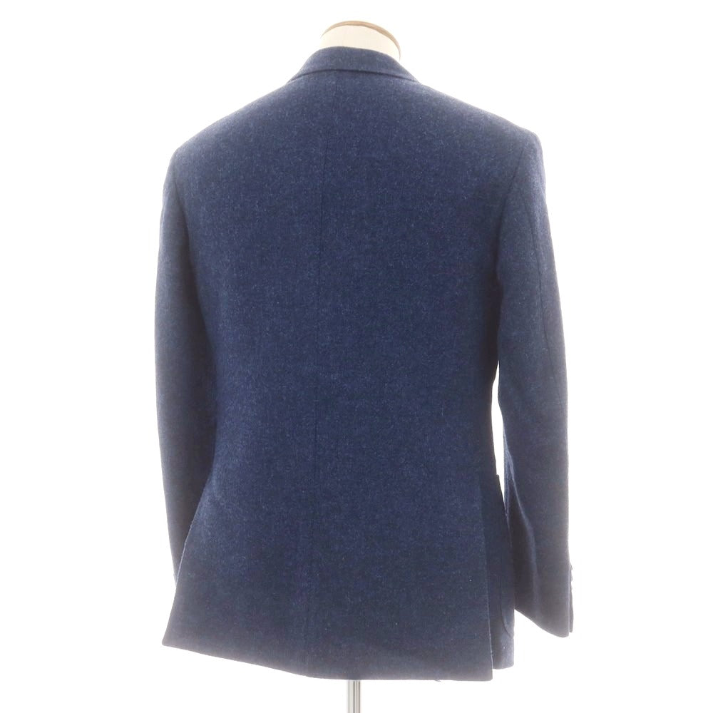 【中古】サルトリア ラファニエロ Sartoria Raffaniello ツイードウール テーラードジャケット ネイビーブルー【 48 】【 状態ランクB 】【 メンズ 】
