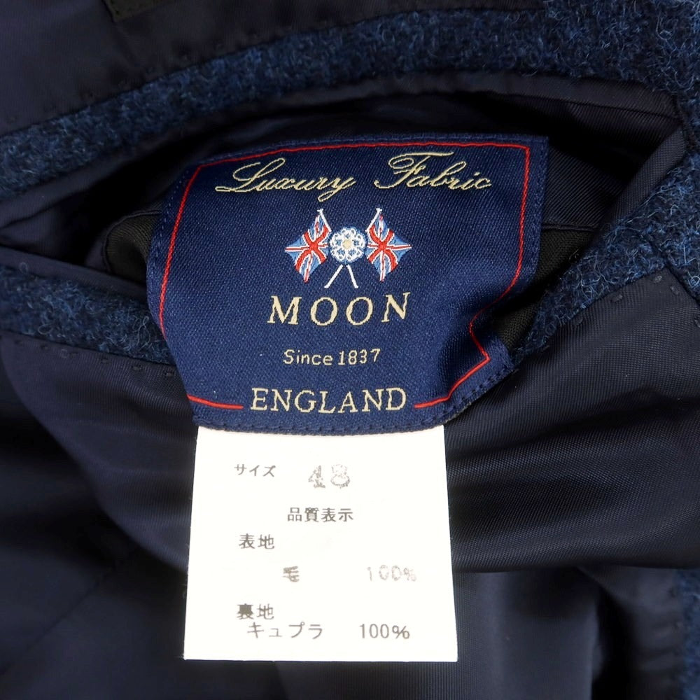 【中古】サルトリア ラファニエロ Sartoria Raffaniello ツイードウール テーラードジャケット ネイビーブルー【 48 】【 状態ランクB 】【 メンズ 】