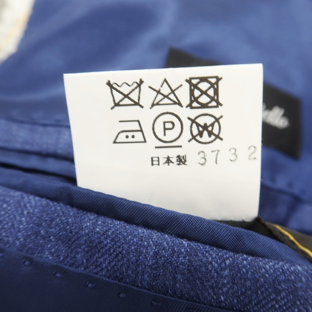 【中古】【未使用】サルトリア ラファニエロ Sartoria Raffaniello ウールシルクリネン テーラードジャケット ブルー系【 48 】【 状態ランクS 】【 メンズ 】