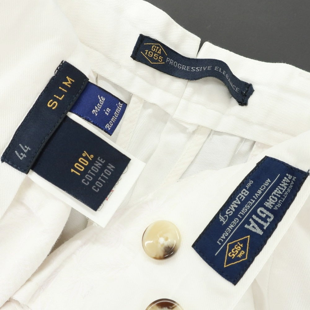 【中古】ジーティーアー G.T.A BEAMS F別注 コットン ショートパンツ ホワイト【 44 】【 状態ランクB 】【 メンズ 】