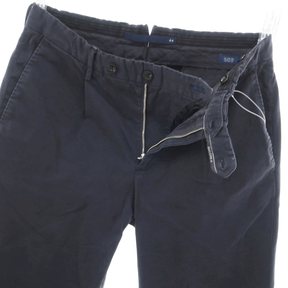 【中古】インコテックス INCOTEX CONMFORTCHINO ストレッチ コットン カジュアルスラックスパンツ ネイビー【 44 】【 状態ランクC 】【 メンズ 】