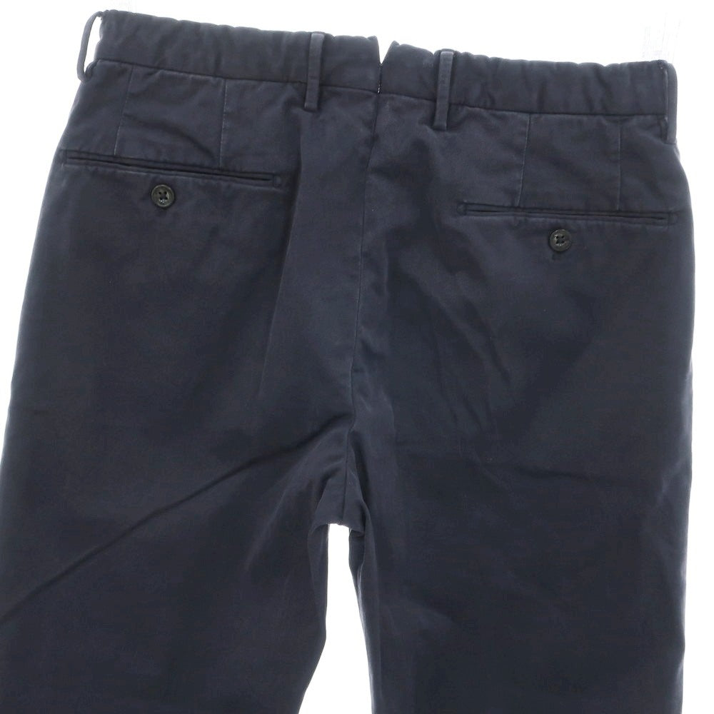 【中古】インコテックス INCOTEX CONMFORTCHINO ストレッチ コットン カジュアルスラックスパンツ ネイビー【 44 】【 状態ランクC 】【 メンズ 】