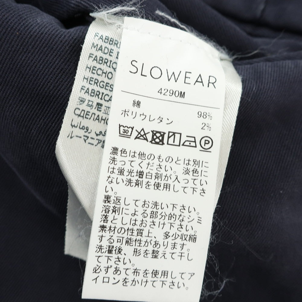 【中古】インコテックス INCOTEX CONMFORTCHINO ストレッチ コットン カジュアルスラックスパンツ ネイビー【 44 】【 状態ランクC 】【 メンズ 】