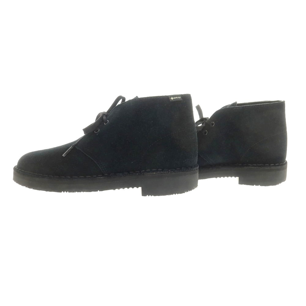 【中古】【未使用】クラークス Clarks Desert BT GTX スエード ゴアテックス デザートブーツ ブラック【 25.5 】【 状態ランクS 】【 メンズ 】