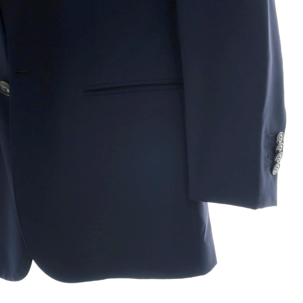 【中古】ジョルジオアルマーニ GIORGIO ARMANI ウール 2つボタンスーツ ダークネイビー【 表記なし(46位) 】【 状態ランクC 】【 メンズ 】