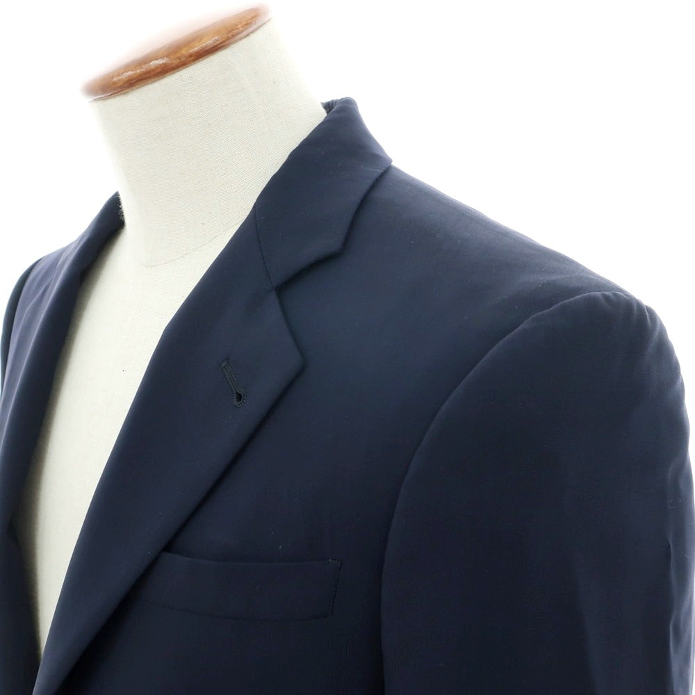 【中古】ジョルジオアルマーニ GIORGIO ARMANI ウール 2つボタンスーツ ダークネイビー【 表記なし(46位) 】【 状態ランクC 】【 メンズ 】